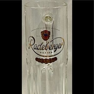 Radebrrger Pilsner Beer Glass 0.4L Mug Gold Sahm